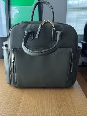 Ayla & Co Olive Green Baby Bag Backpack